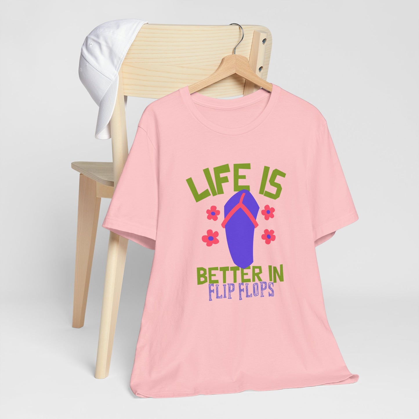 Life is Better in Flip Flops Premium Soft Women's Tee