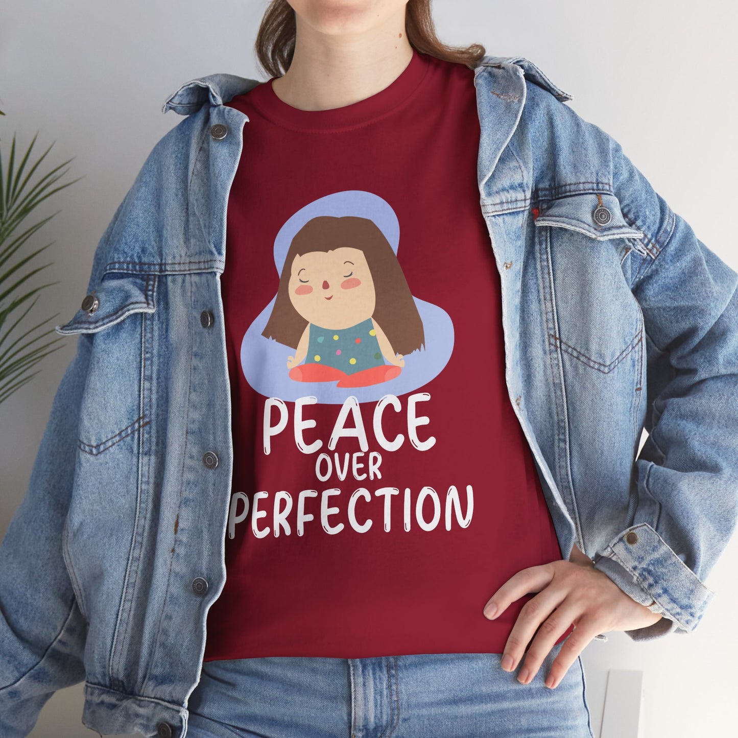 Peace Over Perfection Cotton Tee