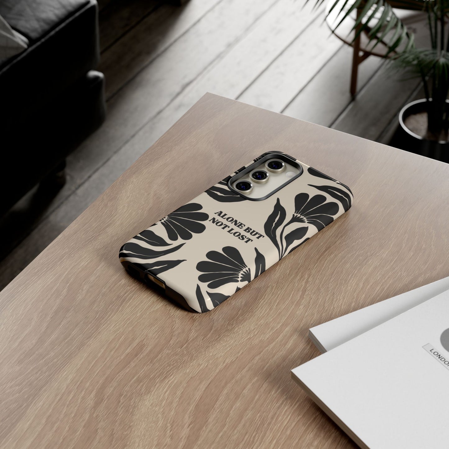 'Alone But Not Lost' Phone Case