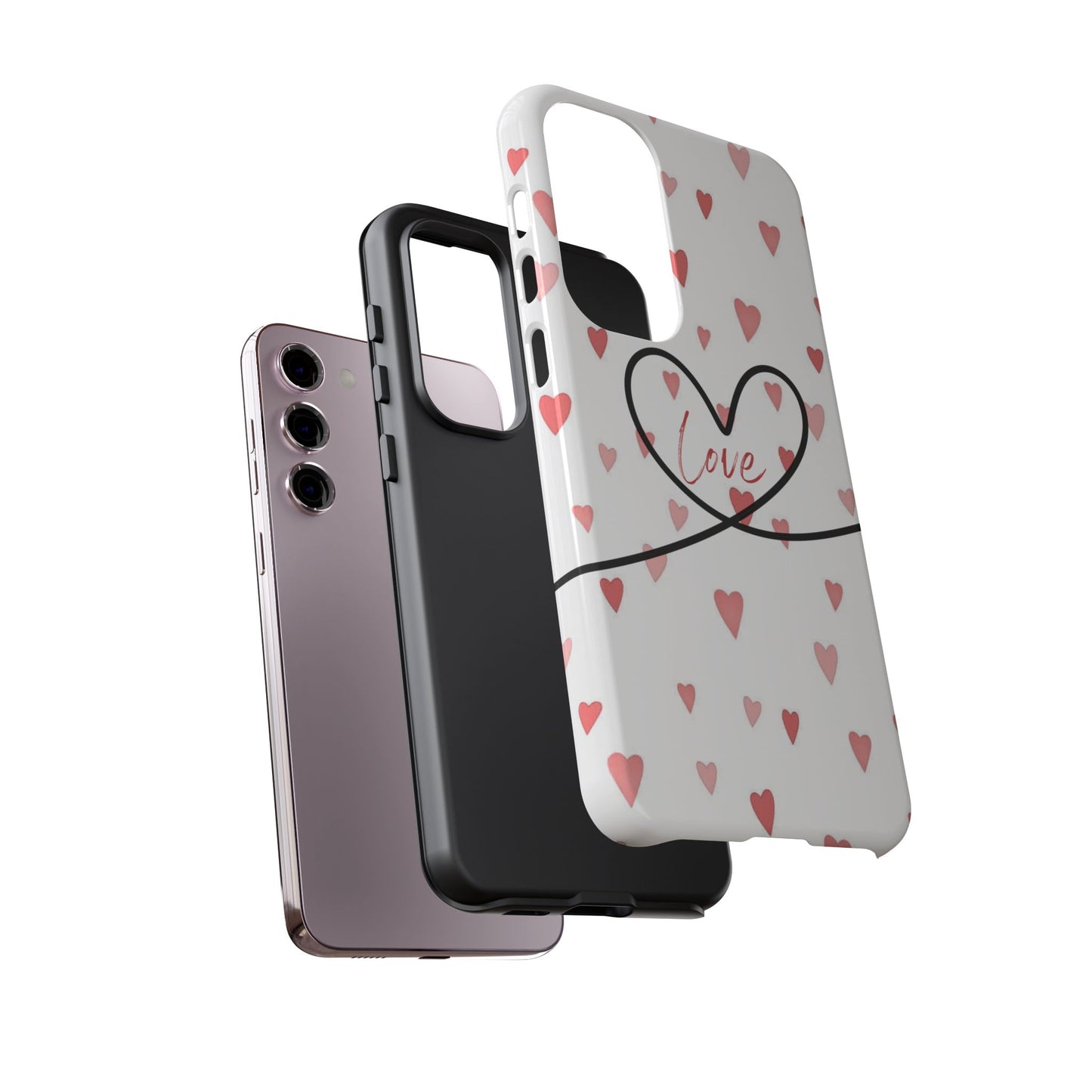 Cute Love Heart Phone Case