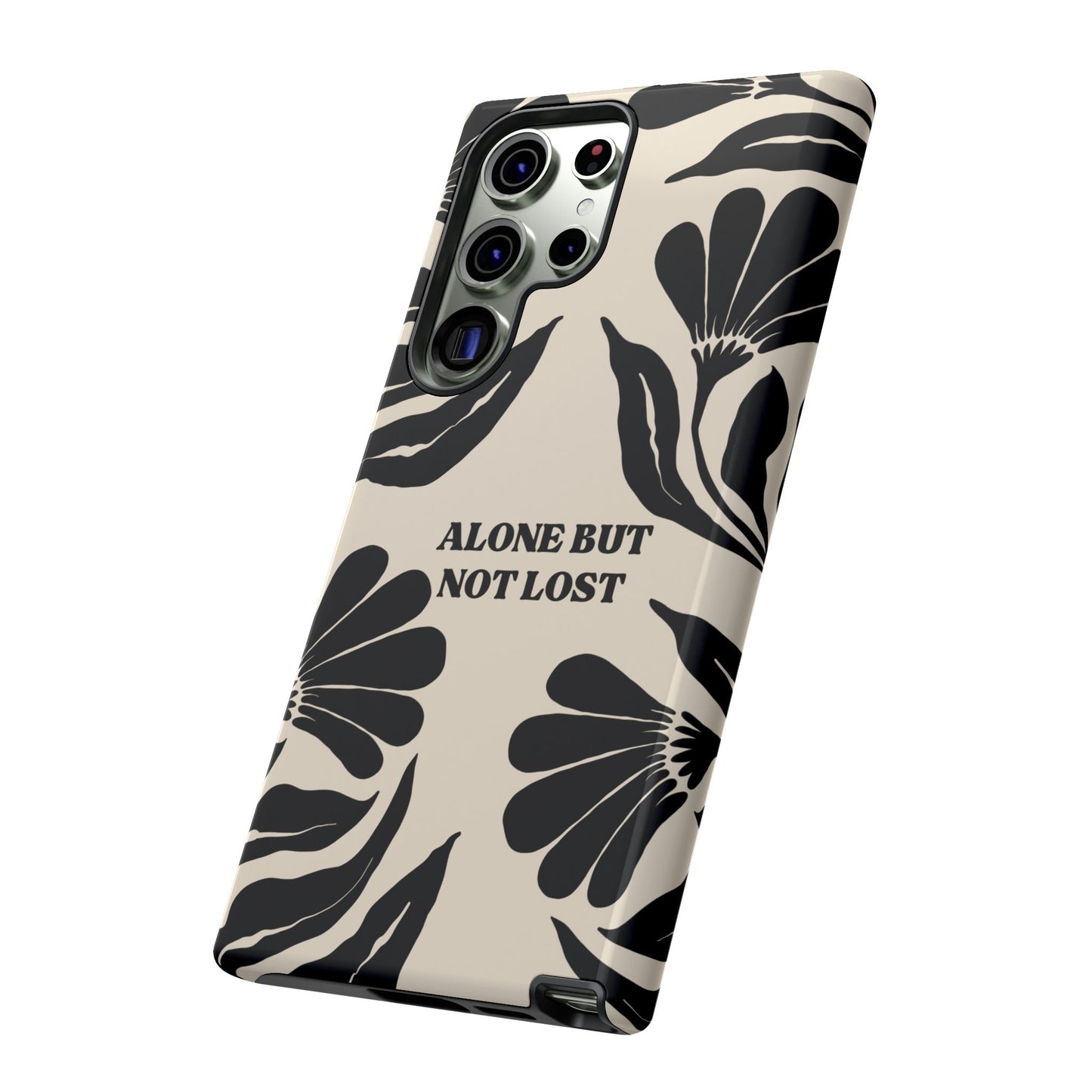 'Alone But Not Lost' Phone Case