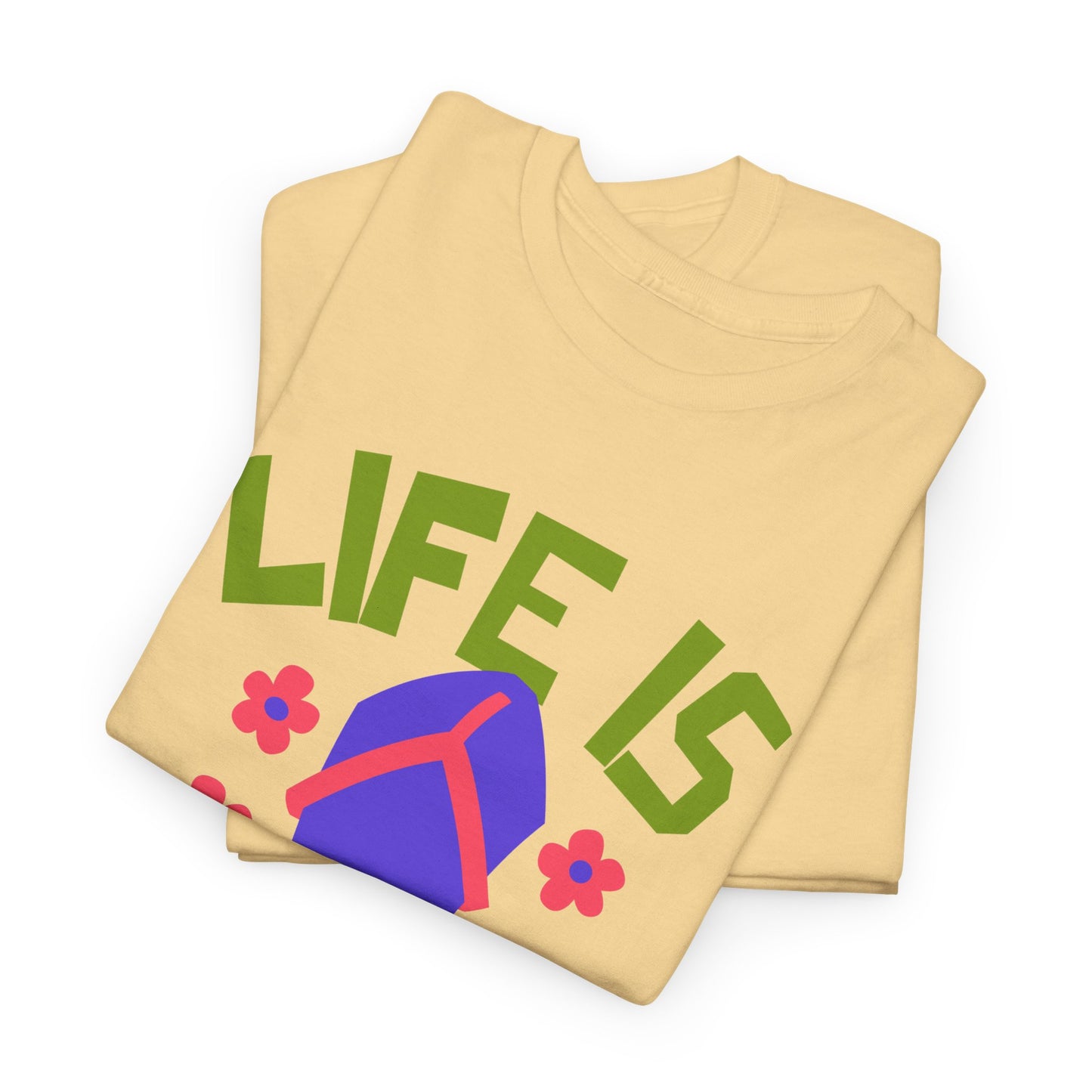 Life Is Better in Flip Flops Women 's Cotton Tee