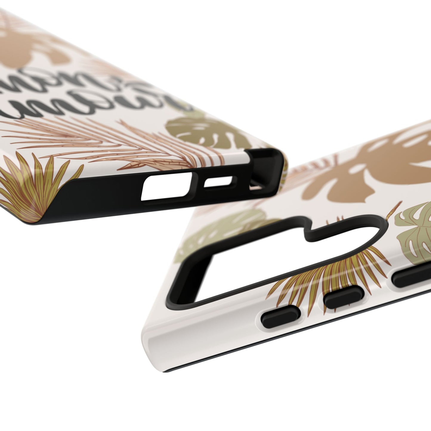 'Mon Amour' Stylish Tropical Phone Case Design