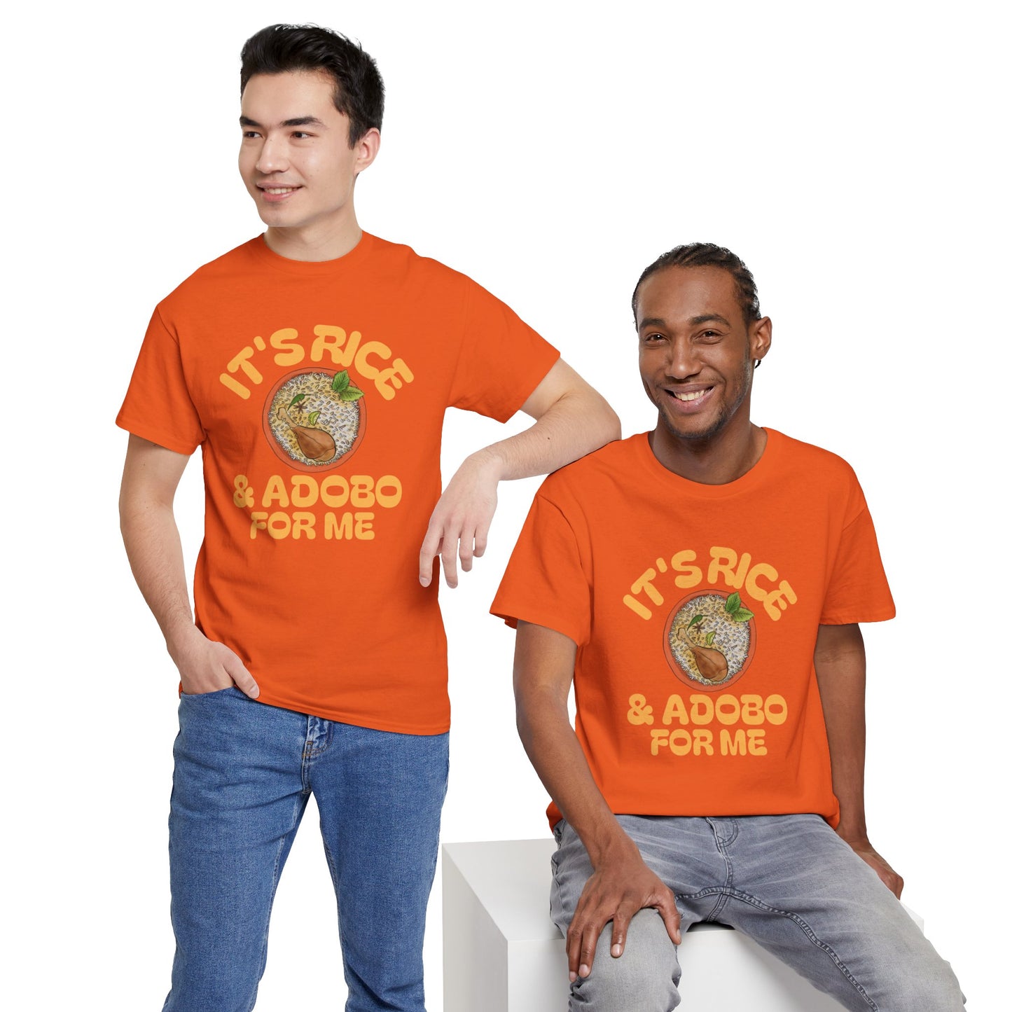 It's Rice and Adobo For Me Men's Cotton Tee