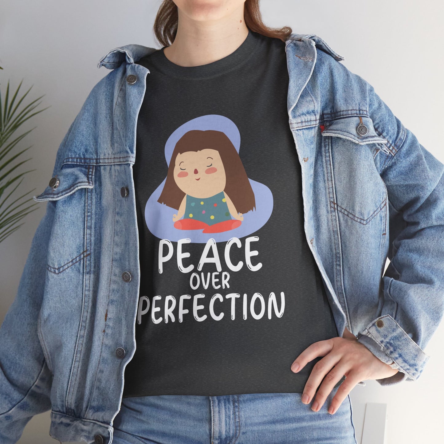 Peace Over Perfection Cotton Tee