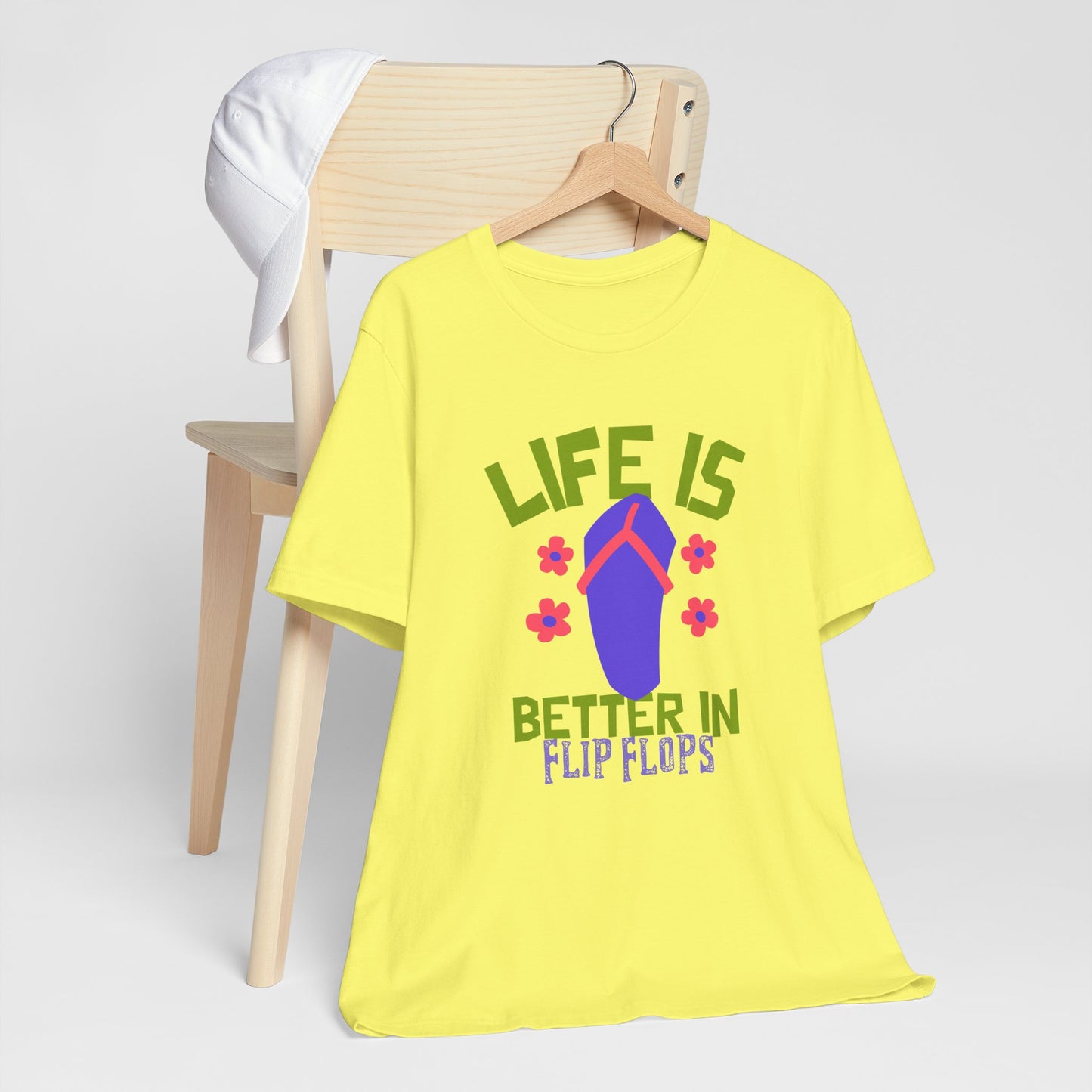 Life is Better in Flip Flops Premium Soft Women's Tee