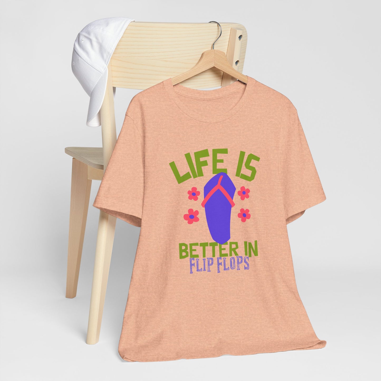 Life is Better in Flip Flops Premium Soft Women's Tee