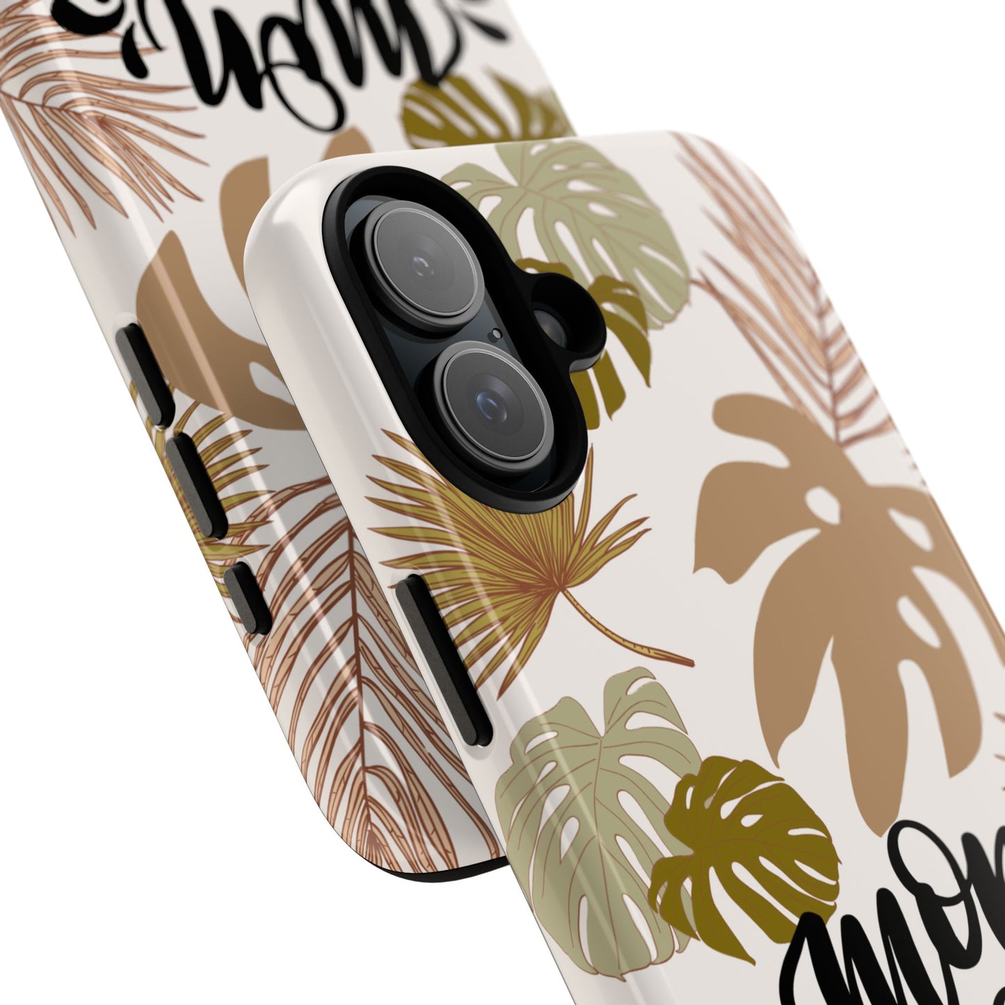 'Mon Amour' Stylish Tropical Phone Case Design