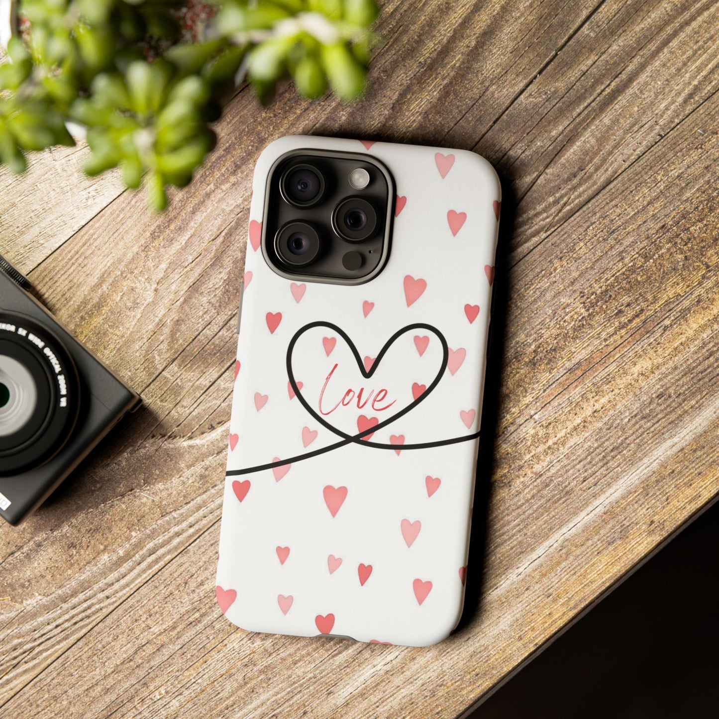 Cute Love Heart Phone Case